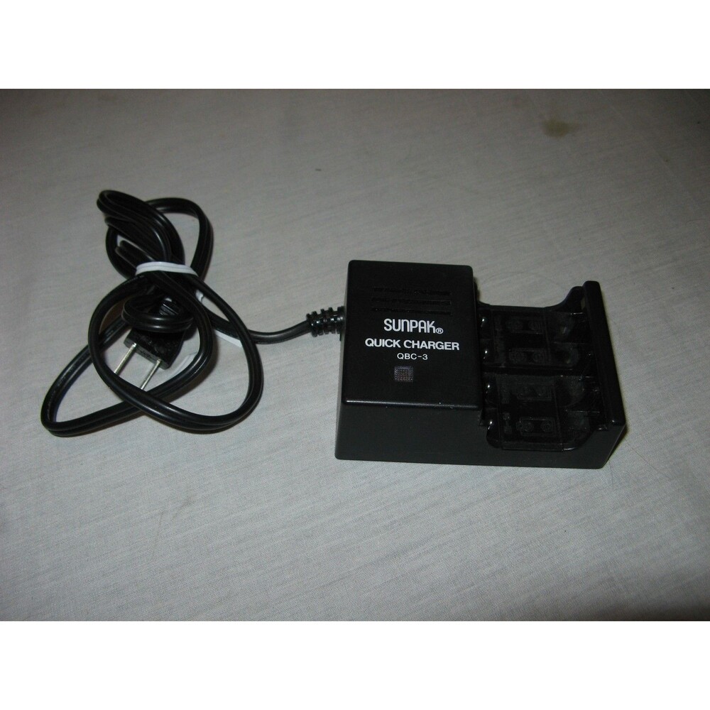 Sunpak Quick Charger QBC-3 Battery Charger Tested Working